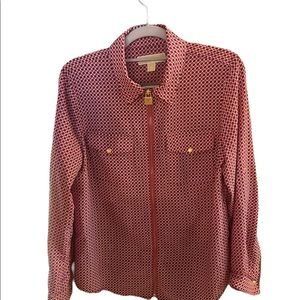 Zip-Up Michael Kors Blouse